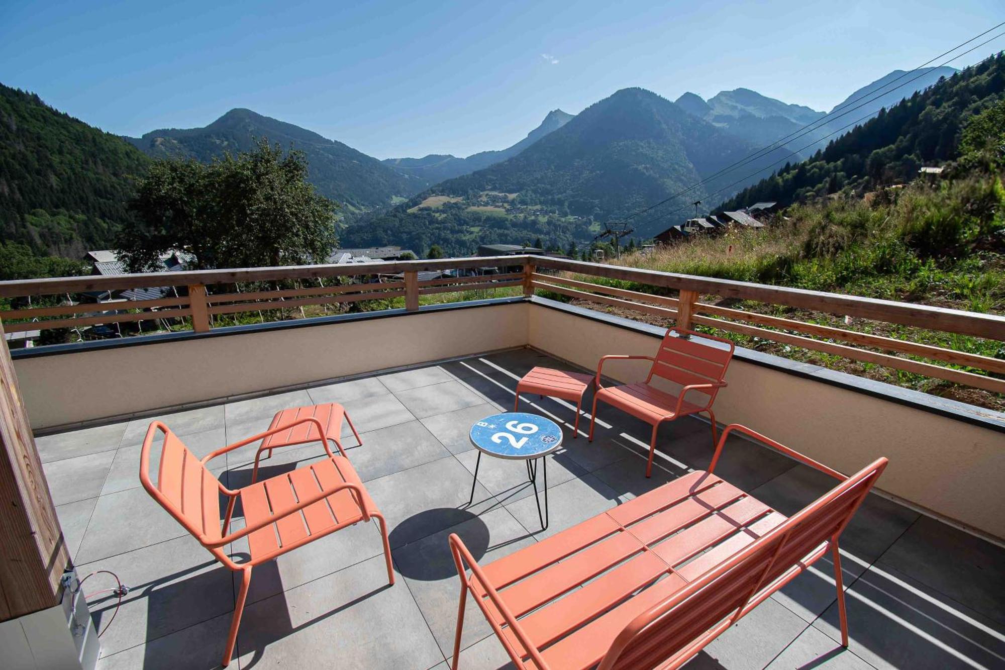 Dans Residence Neuve Le Snow Roc Sur Les Pistes, Grand Studio Cosy 5 Pers Avec Terrasse Panoramique, Sauna, Wifi Saint-Jean-d'Aulps Bagian luar foto